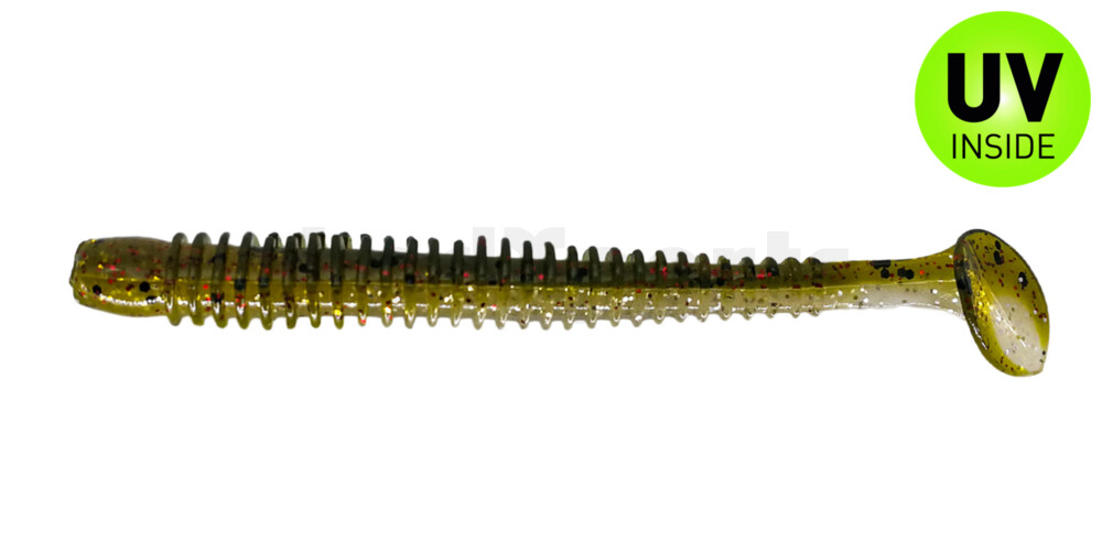 004010B310 Texas 4" (ca. 10 cm) selbstleuchtend Glitter / Kaulbarsch