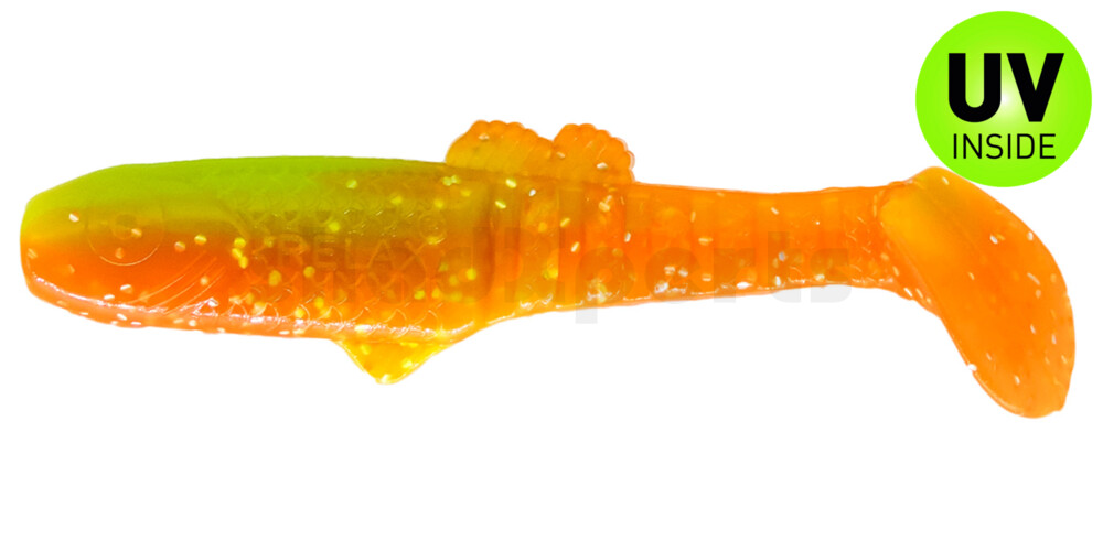 005013B141 Montana 4,5" (ca. 12,5 cm) orange-Glitter / fluogrün-Glitter