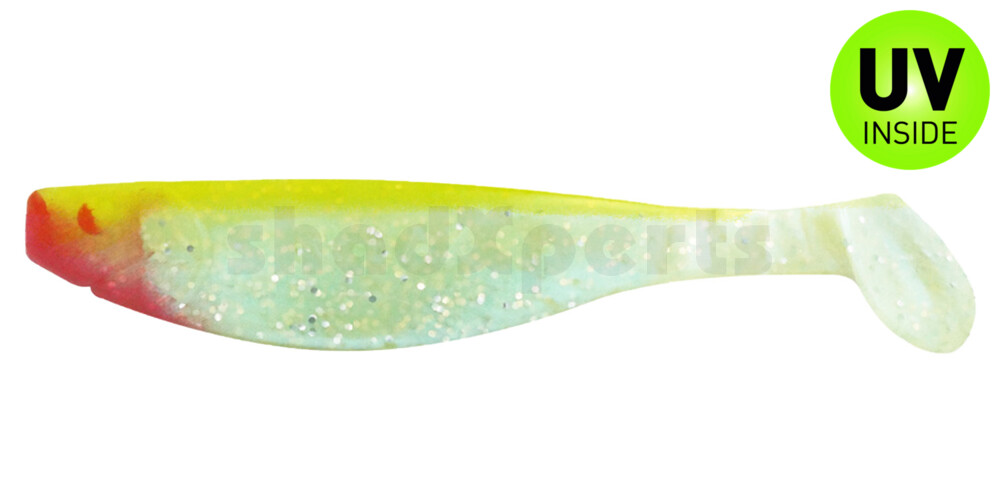 000212048 Kopyto-River 4" (ca. 11,0 cm) blauperl-Glitter / fluogelb