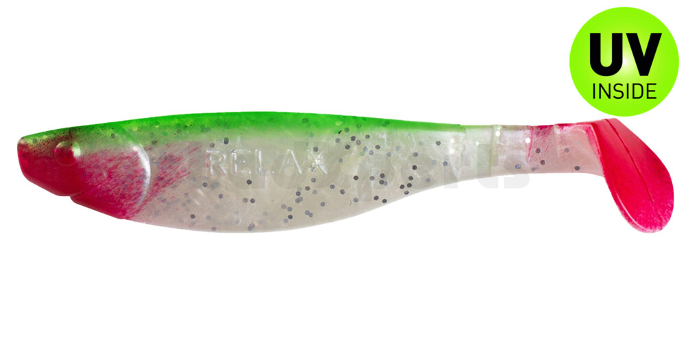 000214034 Kopyto-River 5" (ca. 13,0 cm) perlweiss-Glitter / grün