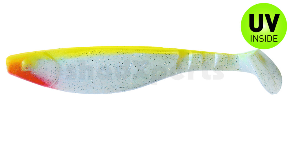 000216048 Kopyto-River 6" (ca. 16,0 cm) blauperl-Glitter / fluogelb