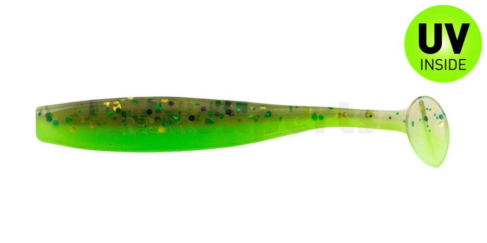 003407B140 Bass Shad 2,5" (ca. 7 cm) grün / Kaulbarsch