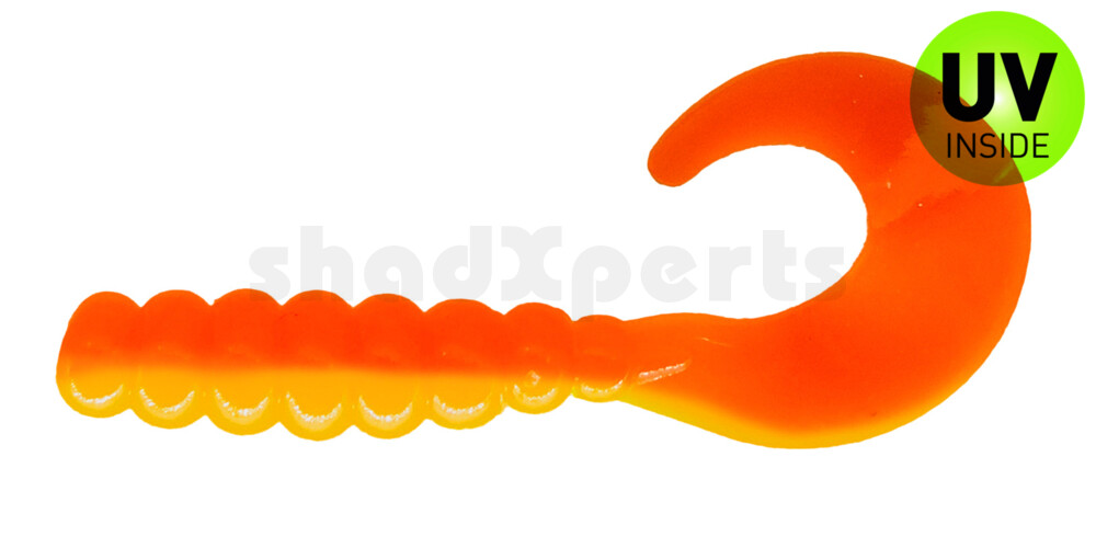 000603017 Fat Grub 2" (ca. 5 cm) Orange/Yellow
