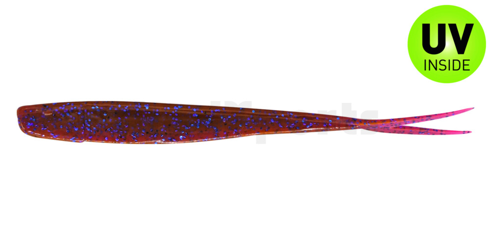 005118175 Oklahoma 7" (ca. 18 cm) crawfish-violett-electric blue-Glitter