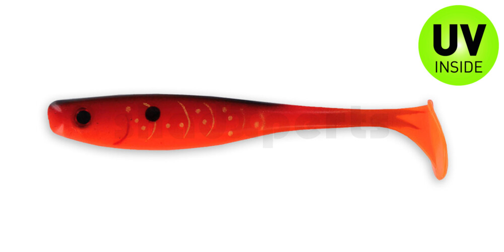 004109011 Suicide Shad 3.5" (ca. 9 cm) Rayburn Red