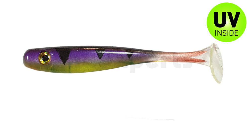 004109031 Suicide Shad 3.5" (ca. 9 cm) purple perch