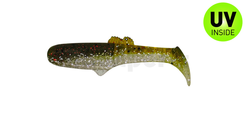 005007B310 Montana 2,5" (ca. 7cm) selbstleuchtend Glitter / Kaulbarsch